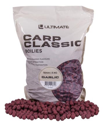 Ultimate Carp Classic Boilies 15mm 5kg - Garlic, Verzenden, Nieuw, Overige typen