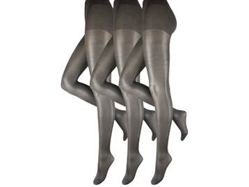 Corrigerende panty - 3 stuks - 30 den - Grafietgrijs, Kleding | Dames, Verzenden, Nieuw