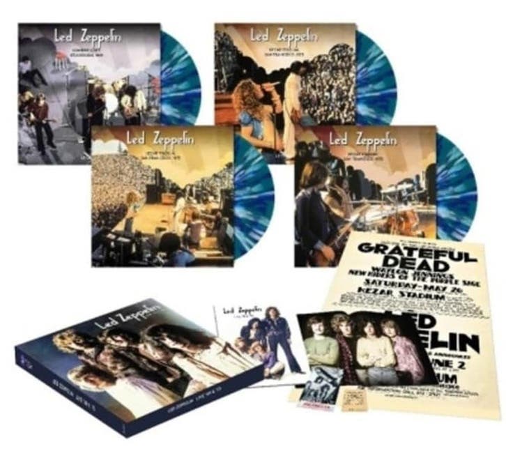 Led Zeppelin - LIVE 69 & 73 - 4LP Box, Cd's en Dvd's, Vinyl | Overige Vinyl, Ophalen of Verzenden