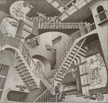 M.C. Escher (1898-1972) - after - Relativity- Artprint - 65