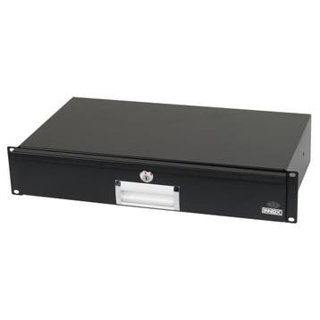 Innox RP-2UDS-S 19 inch racklade met sleutel 2U, ondiep, Verzenden, Nieuw