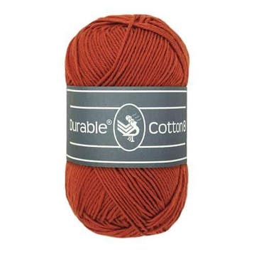 Durable Cotton 8 - 2239 Brick, Hobby en Vrije tijd, Breien en Haken, Verzenden, Nieuw