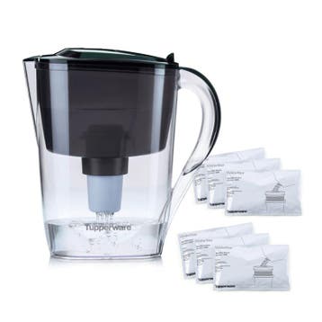Tupperware Water Filter Pitcher met 6 navullingen, Huis en Inrichting, Keuken | Tupperware, Ophalen of Verzenden, Nieuw