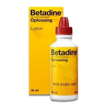 Betadine Jodium oplossing 100 mg/ml 30 ml, Verzenden, Nieuw