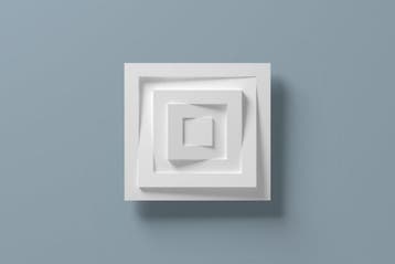 Decoflair B22 / Nomastyl CS3 Rozet 3D (30 x 30 cm), Ophalen of Verzenden, Nieuw