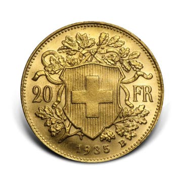 Gouden 20 Francs Zwitserland, Verzenden