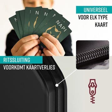 2dekans | NAPI Verzamelmap voor 400 Kaarten - Binder Map, Ophalen of Verzenden, Zo goed als nieuw