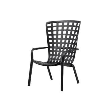 Nardi Folio loungestoel antraciet - Loungestoel 81x72x113cm, Nieuw