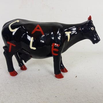 CowParade - Pascal Knapp - Beeld, Cattle - 11 cm - Resin -