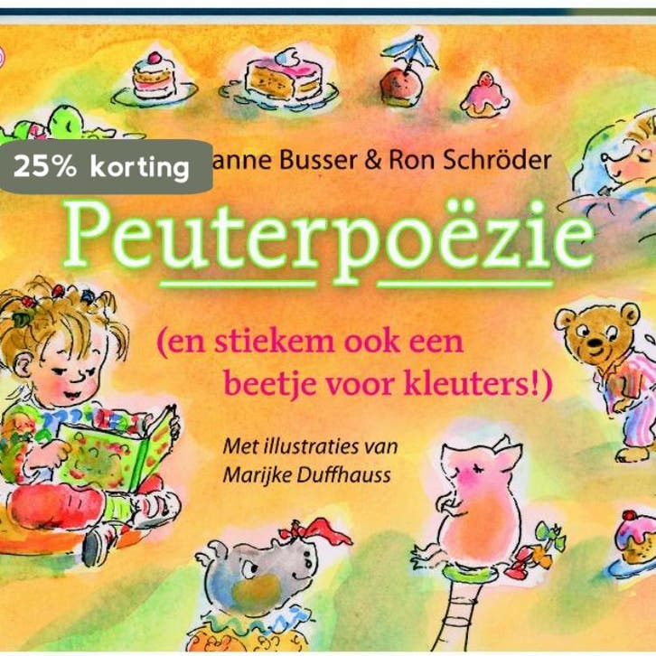 Peuterpoëzie 9789044322026 Ron Schröder, Boeken, Kinderboeken | Baby's en Peuters, Gelezen, Verzenden