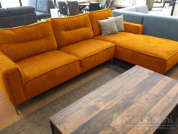 Loungebank Capelle - loungebanken - Goud, Nieuw, 150 cm of meer, Overige materialen, 200 tot 250 cm