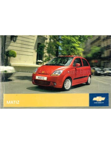 2008 CHEVROLET MATIZ INSTRUCTIEBOEKJE NEDERLANDS, Auto diversen