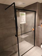 Showmodel inloopdouche 120cm mat zwart - 0030, Ophalen, Nieuw, Glas, Douche
