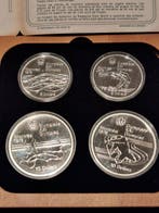 Canada. 5, 10 Dollars 1976 Olympic Coin Set (Zonder