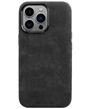 BUGOLINI Alcan-X Alcantara Italië - Case iPhone 15/14/13, Verzenden, Nieuw, Frontje of Cover