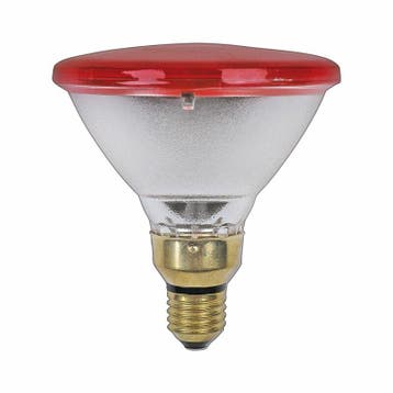 Infrarood gloeilamp PAR38 E27 175W Rood warmtelamp Ø12.1cm, Huis en Inrichting, Lampen | Plafondlampen, Ophalen of Verzenden, Nieuw