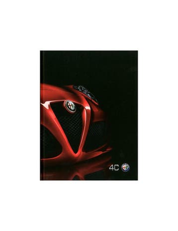 2013 ALFA ROMEO 4C HARDCOVER BROCHURE DUITS, Boeken, Nieuw, Alfa Romeo, Author