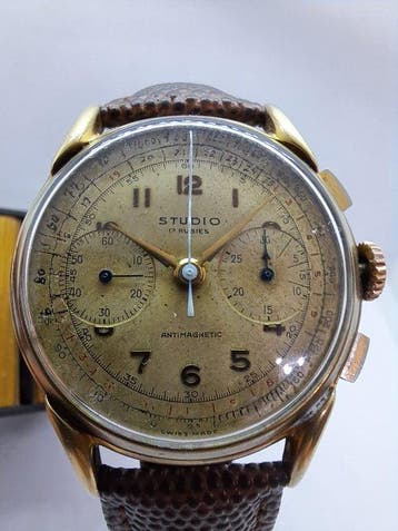 Studio - Chronograph Vintage – Calibre Landeron 48 – 50th -, Nieuw