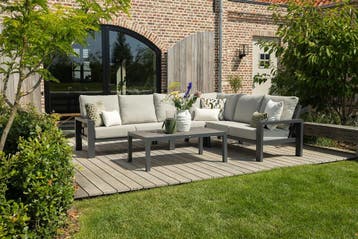 VDG Verano/Atlanta loungeset (5-delig) - Royal Grey, Verzenden, Nieuw, Overige materialen, Loungeset
