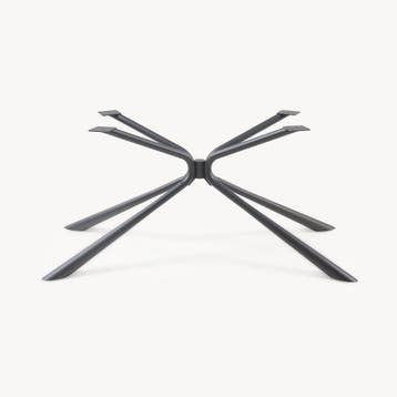 Tafelonderstel Havosanlurg 160x70x72 cm spider poot zwart [e, Verzenden, Nieuw