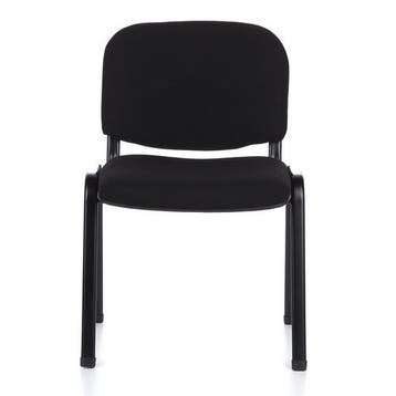 Vergaderstoel | Polyester | Zwart | 4 Stuks Per Pakket |, Verzenden, Nieuw
