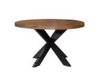 Ronde mango eettafel Brix Sturdy  150 cm (diameter), Ophalen of Verzenden, Nieuw