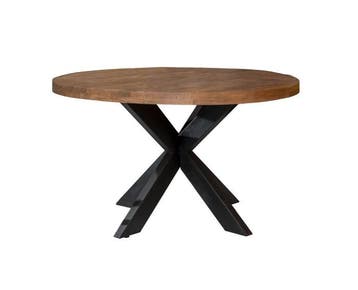 Ronde mango eettafel Brix Sturdy  150 cm (diameter), Ophalen of Verzenden, Nieuw