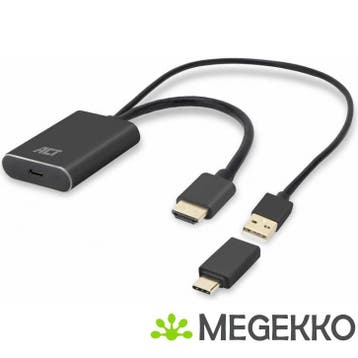 ACT HDMI naar USB Type-C female adapter. 4K@60Hz, Verzenden, Nieuw
