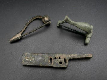 Roman period: beautiful Roman bronze lot - (Zonder