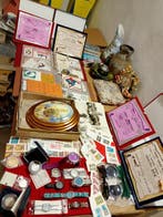 Wereld. Collection of coins and more incl. restrike/replicas