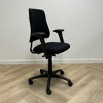 refurbished Axia BMA ergonomische bureustoel, zwart, Gebruikt, Zwart, Ophalen of Verzenden, Bureaustoel
