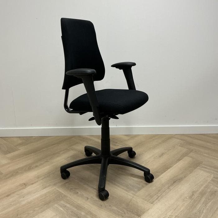 refurbished Axia BMA ergonomische bureustoel, zwart, Huis en Inrichting, Bureaustoelen, Bureaustoel, Zwart, Gebruikt, Ergonomisch