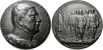 Medaille 1915 Eerste wereldoorlog, Postzegels en Munten, Penningen en Medailles, Verzenden