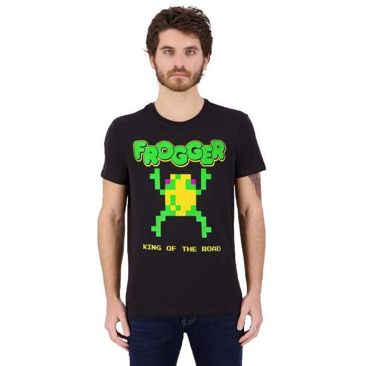 Frogger The OG Pixel Frog T-Shirt, Spelcomputers en Games, Spelcomputers | Overige Accessoires, Verzenden