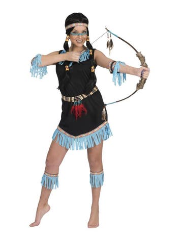 Indianen Kostuum Vrouw Abey, Ophalen of Verzenden, Nieuw