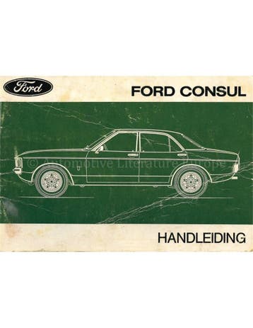 1973 FORD CONSUL INSTRUCTIEBOEKJE NEDERLANDS, Auto diversen