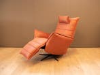 Relaxstoel Jason van Chill- Line in leder met 25% KORTING, Minder dan 75 cm, Nieuw, Ophalen of Verzenden, Leer