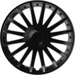 Wieldoppen  Crystal  Zwart 16 Inch, Auto diversen, Wieldoppen, Verzenden, Nieuw