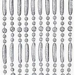 Vliegengordijn kralen grijs in 90x220cm en 100x240cm, Nieuw