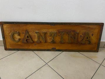 Wandbord - IJzer - Cantina