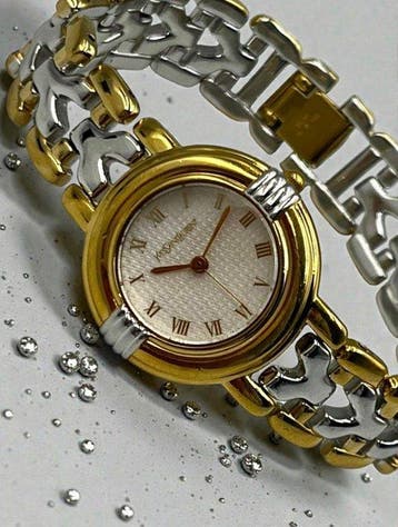 Yves Saint Laurent - Vintage Ladies Watch Two Tone Bracelet, Nieuw