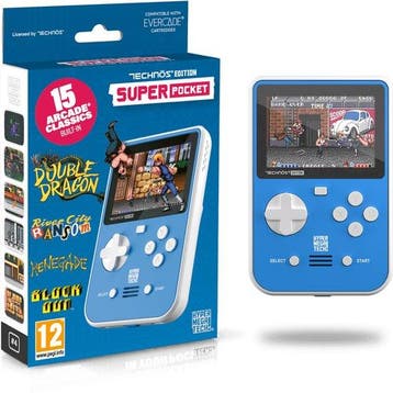 Technos - Super Pocket gaming handheld - 15 games - USB-C op, Verzenden, Nieuw