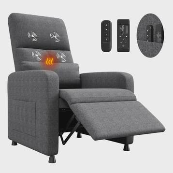 Elektrische Relaxfauteuil met Massage en Verwarmingsfunctie, Verzenden, Nieuw