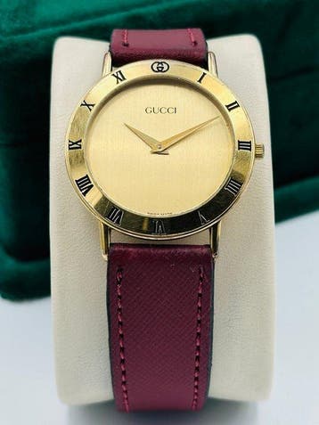 Gucci - 18K Gold Plated Dress Watch - Zonder minimumprijs -, Nieuw