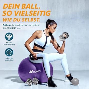Fitness bal - Yoga bal - Pilates bal - Zwangerschapsbal - 85, Verzenden, Zo goed als nieuw