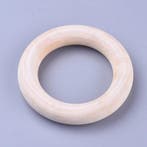 10 x Houten ringen onbewerkt 55 x 9mm, binnen Diameter: 36mm, Ophalen of Verzenden, Nieuw, Overige typen