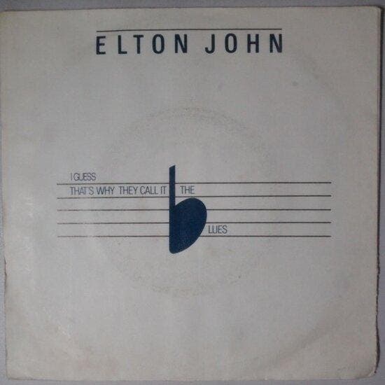 Elton John - I guess thats why they call it the blues - ..., Cd's en Dvd's, Vinyl Singles, Verzenden