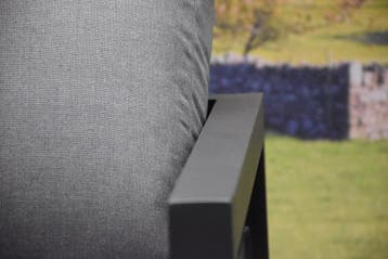 Fabri lounge tuinstoel aluminium antraciet, Tuin en Terras, Tuinstoelen, Ophalen of Verzenden, Nieuw, Aluminium