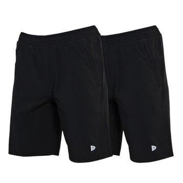 Donnay Donnay Heren - 2-pack - Sport Short Graig - Zwart, Kleding | Heren, Broeken en Pantalons, Verzenden, Nieuw