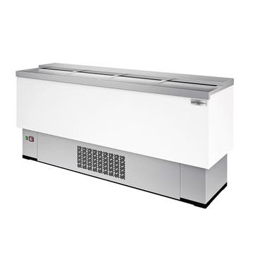GGM Gastro | Flessenkoeler bovenlader - wit - 415L | FKI350, Verzenden, Nieuw in verpakking, Ovens, Magnetrons en Steamers